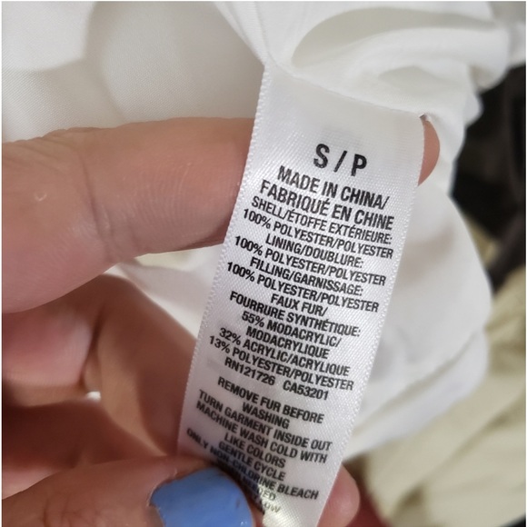 Prince & Fox White Puffer Vest Size S/P - Picture 6 of 10